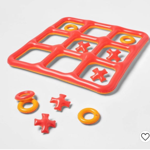 Inflatable Pool Tic-Tac-Toe Game - Picture 1 of 3